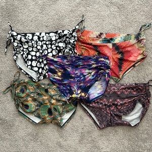 Onzie Yoga Wear Side String Shorts EUC